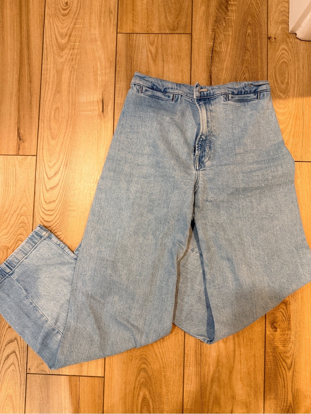 Madewell Tall Emmett Wide-Leg Crop Jean: Welt Pocket Edition
